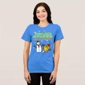 Winter Wonderland met Little Miss Sunshine Tri-Blend Shirt (Voorkant volledig)