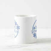 Winter Wonderland met Snowflakes Koffiemok (Center)