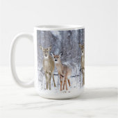 Winter Wonderland met Whitetail Deer Holiday Koffiemok (Links)