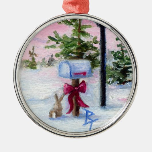 Winter Wonderland Metalen Ornament (Voorkant)