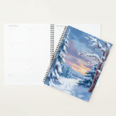 Winter Wonderland | Mountain Snow Nature Painting  Planner (Display)