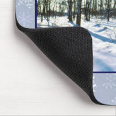 "Winter Wonderland" Mousepad Muismat (Hoek)