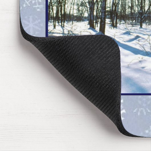 "Winter Wonderland" Mousepad Muismat (Hoek)