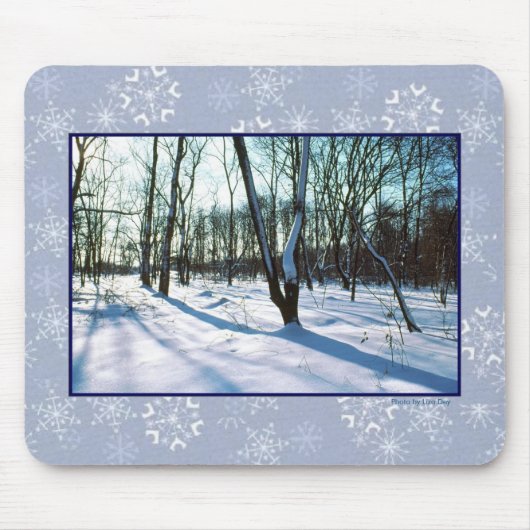 "Winter Wonderland" Mousepad Muismat (Voorkant)
