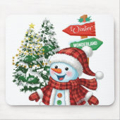 Winter Wonderland - Mousepad Muismat (Voorkant)