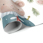 Winter Wonderland: Muizen in  truien" Cadeaupapier (Rol Hoek)