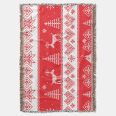Winter Wonderland: naadloos design. Deken (Voorkant Verticaal)