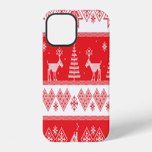 Winter Wonderland: naadloos design. iPhone 12 Hoesje