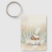 Winter Wonderland Naam Sleutelhanger (Voorkant)