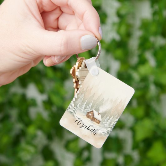 Winter Wonderland Naam Sleutelhanger (Hand)