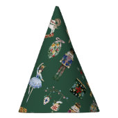 Winter wonderland Notenkraker Kerstmis verjaardag Feesthoedjes (Rechts)