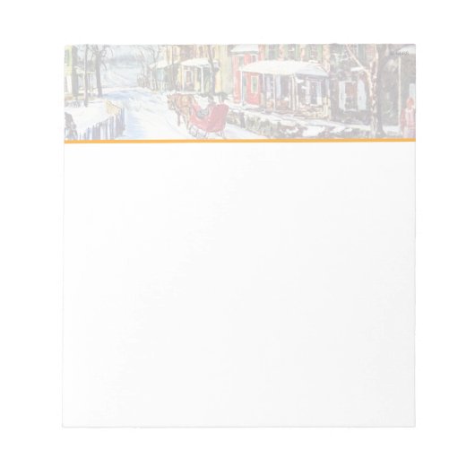 Winter Wonderland Notitieblok (Voorkant)