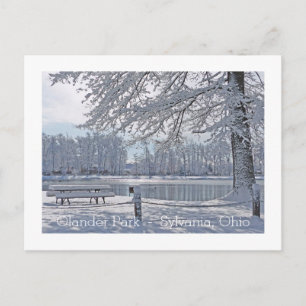 WINTER WONDERLAND/OLANDER PARK/SYLVANIA, OHIO POST BRIEFKAART