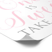 Winter Wonderland One is Sweet Sign Poster (Hoek)