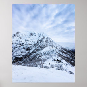 Winter wonderland ontdekkingsreiziger poster