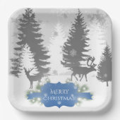 Winter Wonderland Paper Bord - Blue (Voorkant)