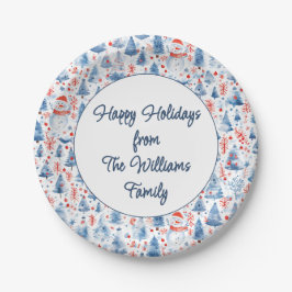 Winter Wonderland Papieren Bordje