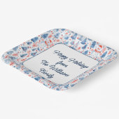 Winter Wonderland Papieren Bordje (Gebogen)