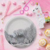 WINTER WONDERLAND PAPIEREN BORDJE (Feest)