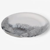 WINTER WONDERLAND PAPIEREN BORDJE (Gekanteld)