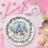 Winter Wonderland Papieren Bordje (Feest)