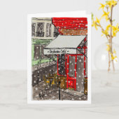 Winter Wonderland Parijs kaart (Gele Bloem)