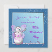 WINTER WONDERLAND PARTIJINVITATION - MULTI-DOELEIN KAART (Voorkant)