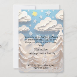 Winter Wonderland Party Kaart