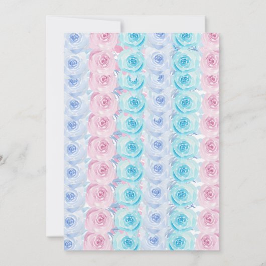 Winter Wonderland Party Kaart (Achterkant)