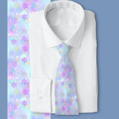 Winter Wonderland Pastel Snowflake Stropdas