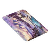 Winter Wonderland Patronen van Natuur Mountain Lak Magneet (Rechterzijde)