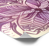 Winter Wonderland Patronen van Natuur Mountain Lak Poster (Hoek)