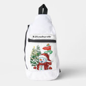 Winter Wonderland - Personalized Crossbody Bag Sling Bag (Voorkant)