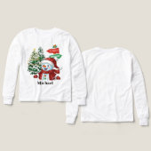 Winter Wonderland - Personalized Long Sleeve Shirt (Voorkant /achterkant)