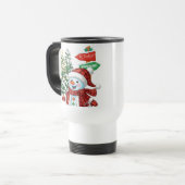Winter Wonderland - Personalized Travel Mug Reisbeker (Voorkant links)
