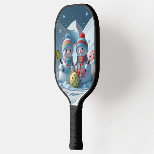 Winter Wonderland Pickleball - Snowy Fun op de Co Paddle (Links)