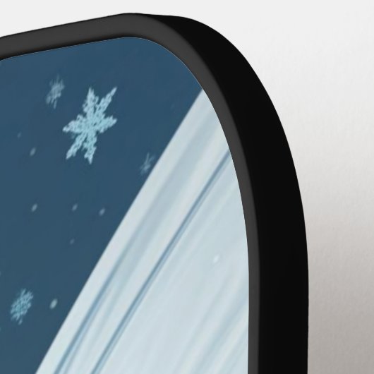 Winter Wonderland Pickleball - Snowy Fun op de Co Paddle (Links Detail)