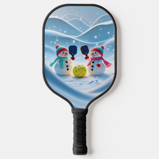 Winter Wonderland Pickleball - Snowy Fun op de Co Paddle (Voorkant)