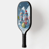 Winter Wonderland Pickleball - Snowy Fun op de Co Pickleball Paddle (Links)