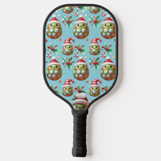 Winter Wonderland Pickleball - Snowy Fun op de Co Pickleball Paddle (Achterkant)