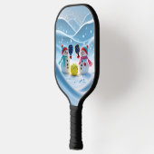 Winter Wonderland Pickleball - Snowy Fun op de Co Pickleball Paddle (Links)