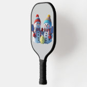 Winter Wonderland Pickleball - Snowy Fun op de Co Pickleball Paddle (Links)