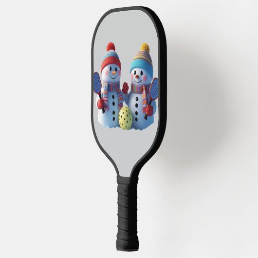 Winter Wonderland Pickleball - Snowy Fun op de Co Pickleball Paddle (Links)