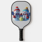 Winter Wonderland Pickleball - Snowy Fun op de Co Pickleball Paddle (Voorkant)