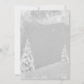 Winter Wonderland, Pijnboomgrijs Save The Date (Achterkant)