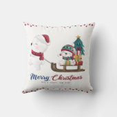 Winter Wonderland Pillow Cover | Holiday Vibes Kussen (Achterkant)