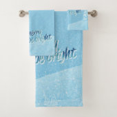 Winter Wonderland, Pine Tree Holiday Bad Handdoek (Insitu)