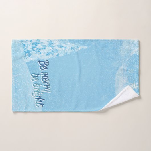 Winter Wonderland, Pine Tree Holiday Bad Handdoek (Handdoek)