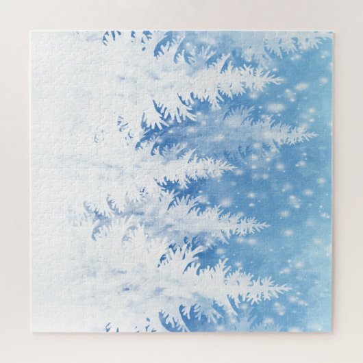Winter Wonderland,Pine Trees,Forest Legpuzzel (Horizontaal)