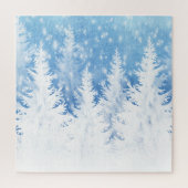 Winter Wonderland,Pine Trees,Forest Legpuzzel (Verticaal)